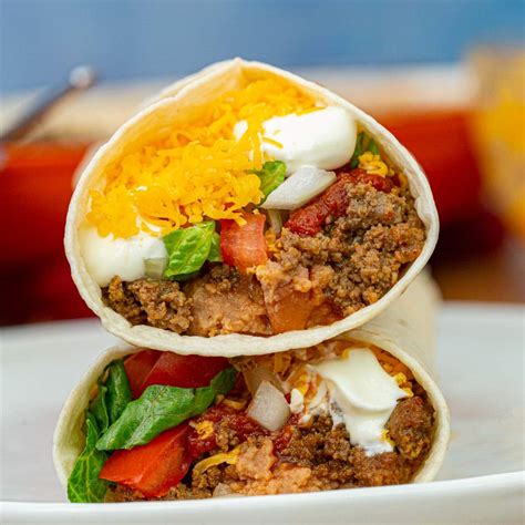 Supreme burrito - Burrito Supreme recipe: If you are a fan of the burrito supreme at Taco Bell you are sure to enjoy this copycat recipe. These burritos are loaded with refried beans, taco meat, shredded cheese, enchilada sauce, lettuce, tomato, onion and sour cream. This recipe is not very difficult to prepare—the only work that is involved is …